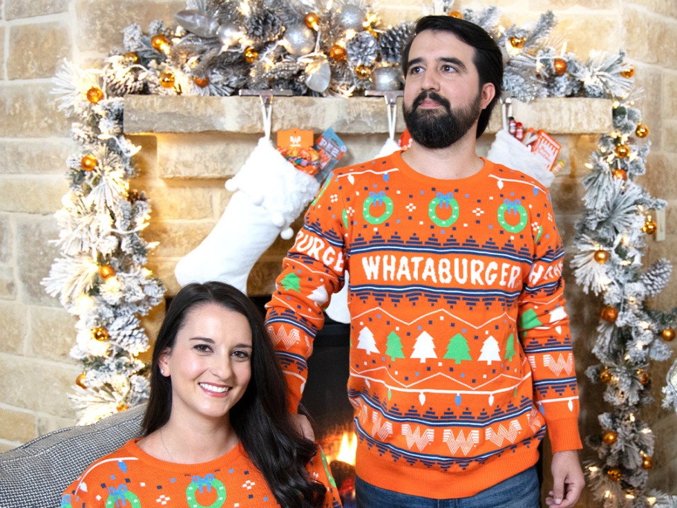 テキサスのファストフード店 Whataburger が年版 ダサいクリスマスセーター を発売 Dallajapa Com